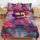 thumbnail image 1 of Super Mario 3-Piece Comforter Set for Bedroom Super Mario Bedding Set for Kids Adults Soft Microfiber Duvet Cover Set with Zipper Closure, 1 of 5