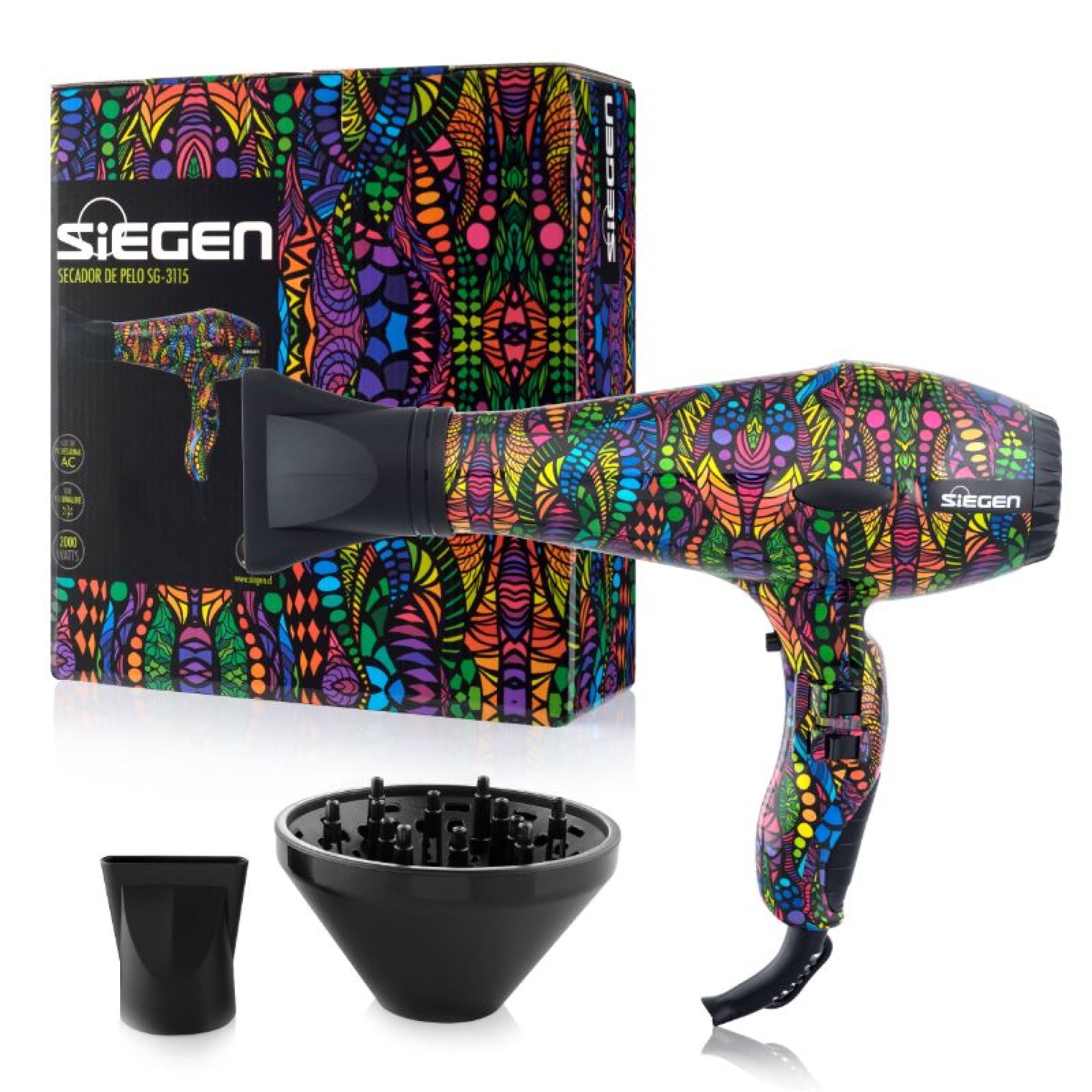 Secador de Pelo SG-3115 2000W Diseño