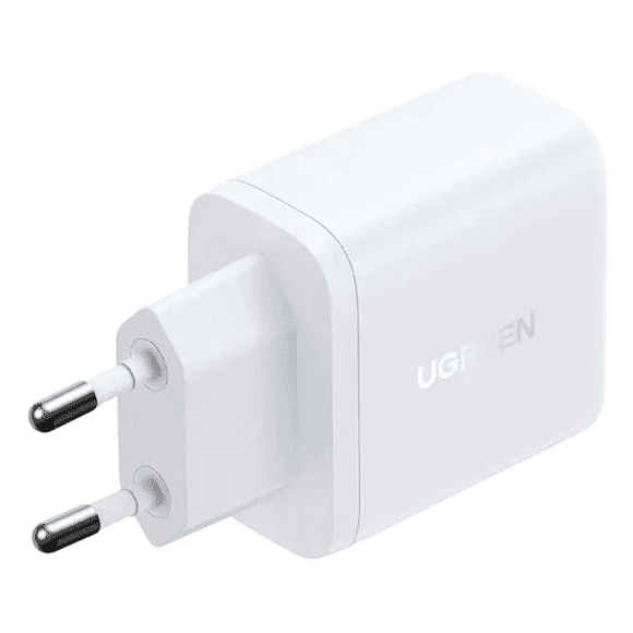 Cargador Fast Charger 20w 2 Puertos Usb-c+a Blanco Ugreen