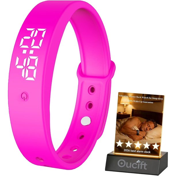Pulsera alarma vibratoria dormilones silenciosa ponible reloj choque