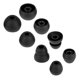 thumbnail image 1 of Almohadillas de silicona WKYMY para Powerbeats Pro/Beats Flex – 4 pares (negro), 1 of 7