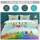 thumbnail image 5 of Number Block Bedding Set Duvet Cover Comfortable and Lightweight Cartoon Bedding 3 Piece Bed Set, 5 of 5