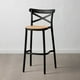 thumbnail image 3 of Pack 2 Taburetes Bar Valentino Negro 65 cm | Apilable| Exterior, 3 of 9