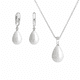 thumbnail image 2 of Conjunto Collar y Aros con Perla Gota de Agua, 2 of 6