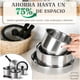 thumbnail image 4 of Batería De Cocina 10 Piezas Smart Mango Acero Inoxidable 304 Color Plateado, 4 of 10