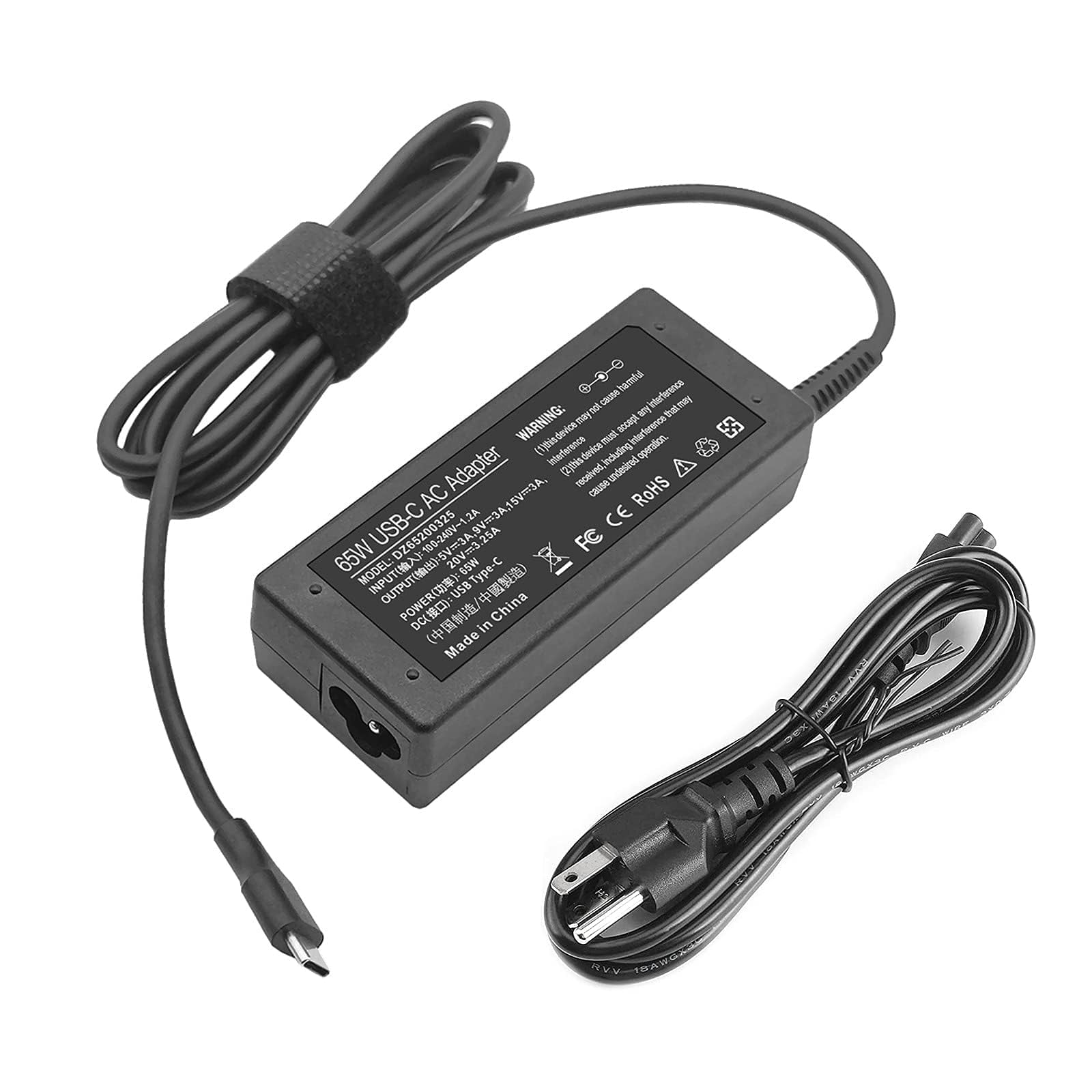 Cargador Yodzgaco 65w 45w Usb C Para Hp Lenovo Dell Acer Asus