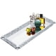 thumbnail image 1 of Bandeja rectangular de cristal plateado LFGKeng 35 × 15 cm, 1 of 7