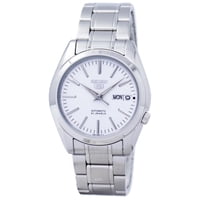 Seiko - Reloj Automático Series 5, Dial Plateado, Para Hombre - Modelo Snkl41K1