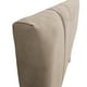 thumbnail image 3 of Respaldo De Cama 2 Plazas Tubular Felpa Beige, 3 of 3
