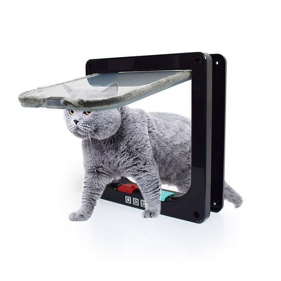 Puerta Silenciosa Con Solapa Gato Para Interior Exterior