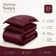 thumbnail image 3 of CUBRECAMA MARTINÉ MICROFIBRA EMBOSSED SONYA CON SHERPA 2.5 PLAZAS BURDEO – 260 X 250 CM, 3 of 3