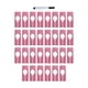 thumbnail image 5 of 30 Uds. Divisores De Tamaño De Estante De Ropa, Divisores De Armario En Blanco Para Tienda De Ropa Para El Hogar, Rosa, 5 of 5