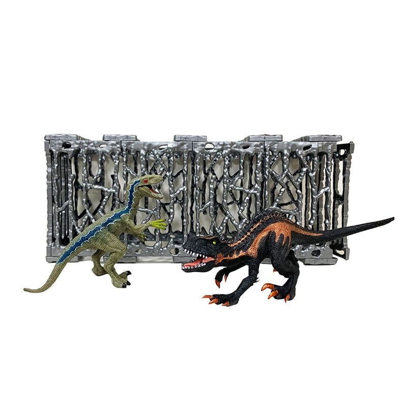 Adventure Force - Figura Dinosaurio 2 Con Jaula