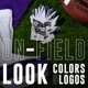 thumbnail image 2 of Guantes de receptor de fútbol Franklin Sports Baltimore Ravens, 2 of 9