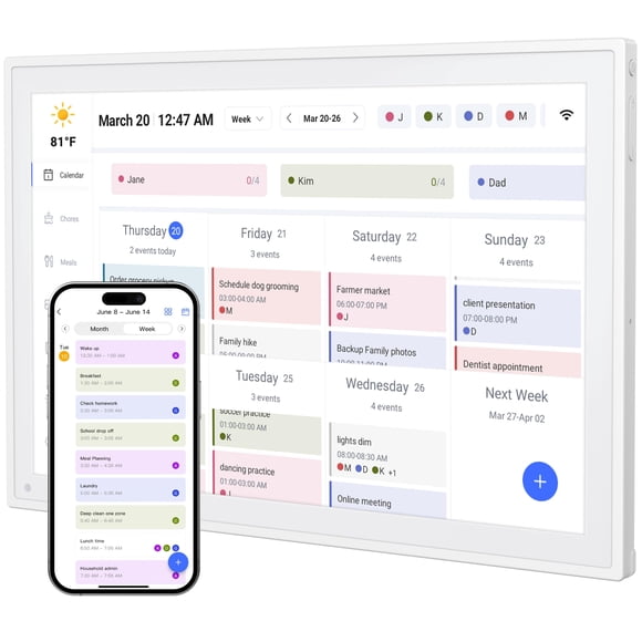 Calendario Digital 10 1 Con Pantalla Táctil Ips Y Wi fi