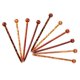 thumbnail image 5 of 10 Piezas Retro Horquilla De Madera Mujer De Pelo Pasillo De Pelo Tocado Joyería Artesanía 13cm, 5 of 5