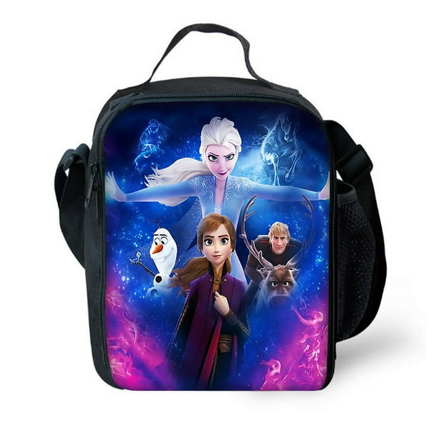 3 pcs set Frozen Princess Elsa Child School Backpack with Lunch Bags ,Pencil Bags ,Cartoon School Bags for Boys Girls Best Gift