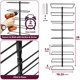 thumbnail image 3 of Portabotellas Sorbus de 9 Botellas, Pack de 3, Metal Negro, 3 of 7