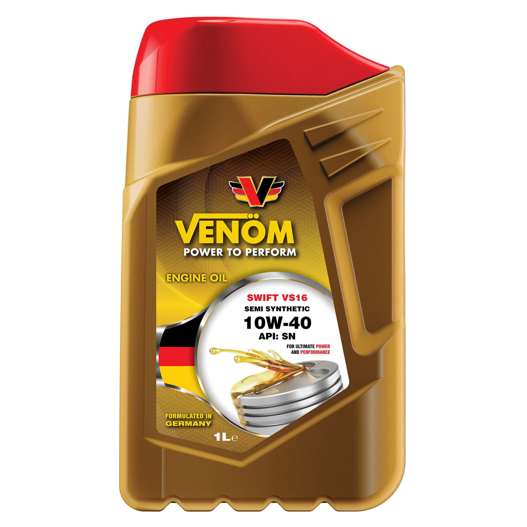 Aceite Para Motor 10w-40 Venom Swift Vs16 Api Sn 1l