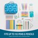 thumbnail image 4 of Estuche ZIPIT Jumbo 23 × 19 × 9 cm Azul de Gran Capacidad, 4 of 8