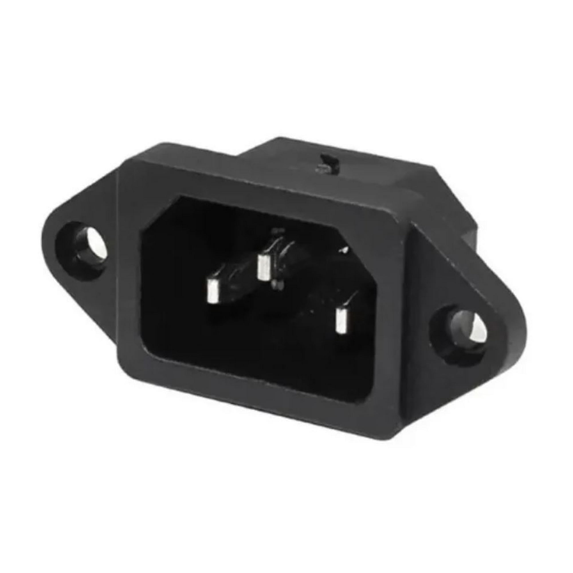 Genérico - Adaptador Enchufe Adaptador De Corriente Macho 10a/250v