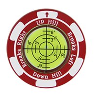 Ioensy - Lector De Putting Green De Golf, Ayuda Para Entrenamiento De Golf Para Hombres Y Mujeres Con Estilo, Color Rojo De Alta Precisión