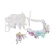 thumbnail image 2 of 3 Piezas De Vestido De Muñeca De Moda Con Diadema De Flores, Accesorios De Ramo Para Muñecas De 15 A 17 Cm, Color Violeta, 2 of 3