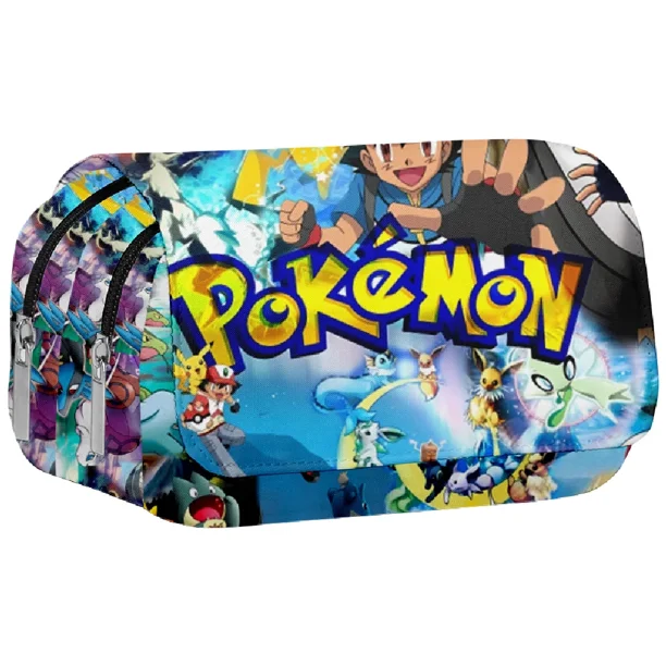 Pikachu PKQ School Bag Primary School Students Trendy Lightweight Boys and Girls Children's School Bag Anime kawaii Mochila