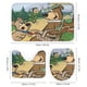 thumbnail image 3 of El show de Yogi Bear-theme 4-Piece Shower Curtain Set with Rugs, Waterproof Bathroom Decor Set Includes Bath Mat, U-Shaped Rug, Toilet Lid Cover and Curtain with Hooks, 3 of 6