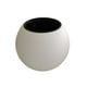 thumbnail image 1 of Macetero Plástico Forma de Bola. D19,5xH16,5cm. Blanco blanco, 1 of 2