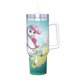thumbnail image 2 of Nella la Princesa Caballero Vaso aislado de acero inoxidable con asa, diseño temático, regalo para familia, amigos y fans; incluye pajita y encaja en el portavasos estándar, 40 oz, 2 of 6