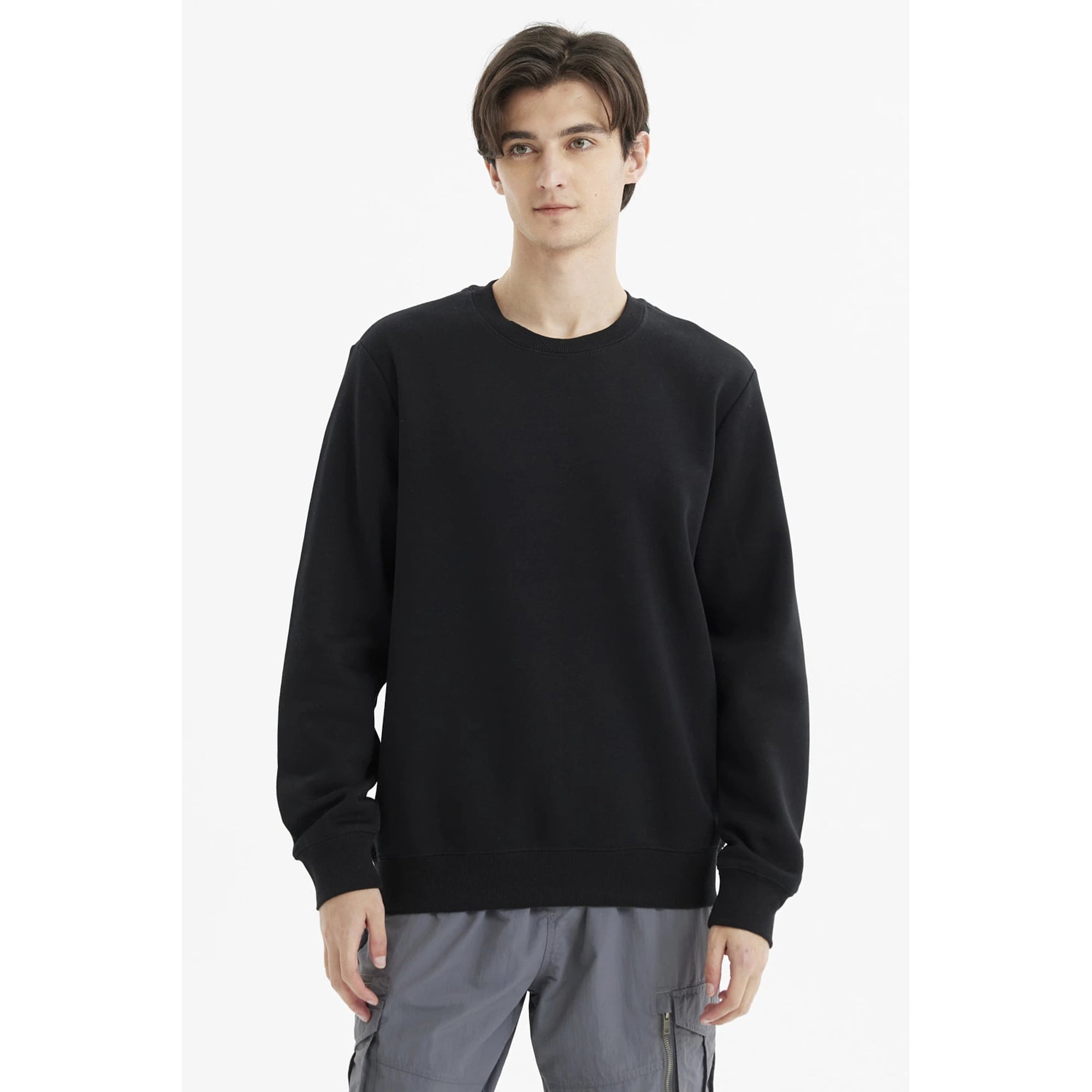 Fashionspark - Polerón Hombre Básico Negro- Lv