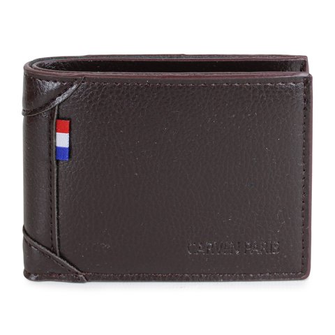Carven Paris - Billetera De Hombre Agus Café Oscuro