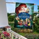 thumbnail image 5 of La Sirenita Ariel: Princesa-bandera de jardín temática. Regalo perfecto para fans, amigos y familiares, ideal para actividades al aire libre y decoración de fiestas.28CM*45CM, 5 of 5