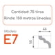 thumbnail image 2 of Cornisa E7 50 x 46mm x 2mt xPS Caja 75 unidades, 2 of 3