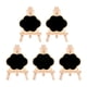thumbnail image 5 of 5 Piezas De Letreros De Boda De Pizarra De Madera Con Soportes Para Café Nube De Cumplea?os, 5 of 5