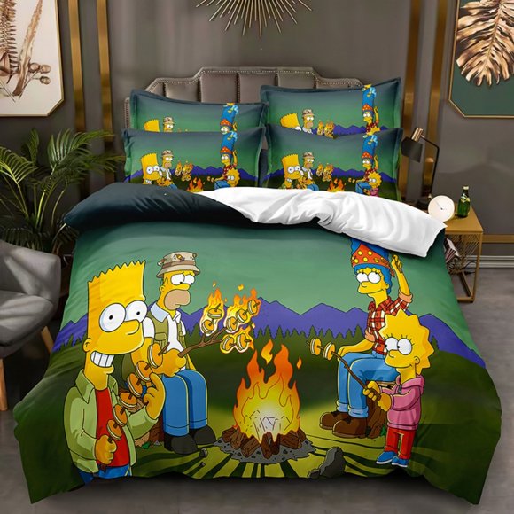 Simpson Duvet Cover Children's Quilt Cover The Simpsons Bedding Set
