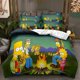 thumbnail image 1 of Simpson Duvet Cover,Children's Quilt Cover,The Simpsons Bedding Set with Pillowcase Cartoon Anime Harajuku King Size Bed Sheets, 1 of 5