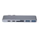 thumbnail image 1 of 7 en 1 USB-C a Type-C 3USB 3.0 Hub RJ45 Ethernet Micro SDTF OTG Adapter, 1 of 5