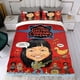 thumbnail image 4 of La Compañía Eléctrica Conjunto de sábanas temático, trío de piezas, cómodo y amigable con la piel, diseño único, regalo de decoración para el hogar para familiares, amigos y fans,140cm *210cm, 4 of 6