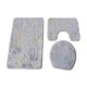 thumbnail image 2 of 3 Juegos De Cojines Para Asiento De Inodoro, Decoración Suave, Alfombrilla Para Inodoro, Ba?o, Gris, 2 of 4