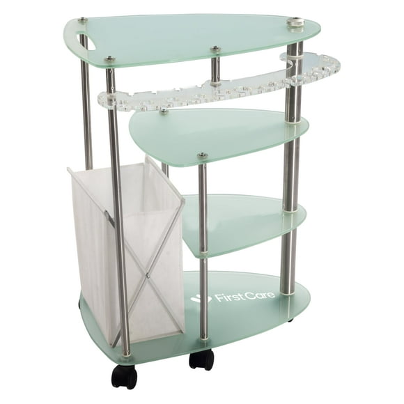 Carro Organizador Multiuso 4 Niveles Vidrio Premium