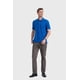 thumbnail image 4 of Polera Hombre Básica Piqué Azul, 4 of 5