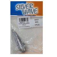 Silver Wave - Plomo De Pesca Lenguadero 90Grs Con Ojetillo -