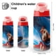 thumbnail image 2 of UnderdogBotella de Agua con Tapa Pop Top de Un Toque, Acero Inoxidable, a Prueba de Fugas, para Deportes, Botella Infantil rosa 12 oz, 2 of 6