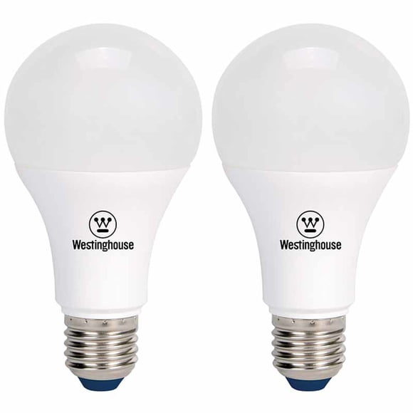Ampolletas LED Bola A60 8W Luz Cálida Base E27, Pack 2 Un
