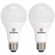 thumbnail image 1 of Ampolletas LED Bola A60 8W Luz Fría Base E27, Pack 2 Un, 1 of 3