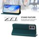 thumbnail image 3 of Funda Billetera con Soporte para Motorola Moto G55 5G Bloqueo RFID Plegable Verde oscuro, 3 of 6
