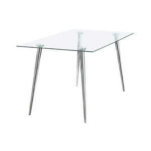 Oh! Mi Hogar ® - Mesa Eames Vidrio Rectangular 130X80Cm