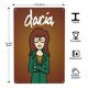 thumbnail image 3 of Daria Cartel de metal, decoración de pared con cartel de metal personalizado, regalos para aficionados, amigos, familia y seres queridos 30x20 cm, 3 of 6